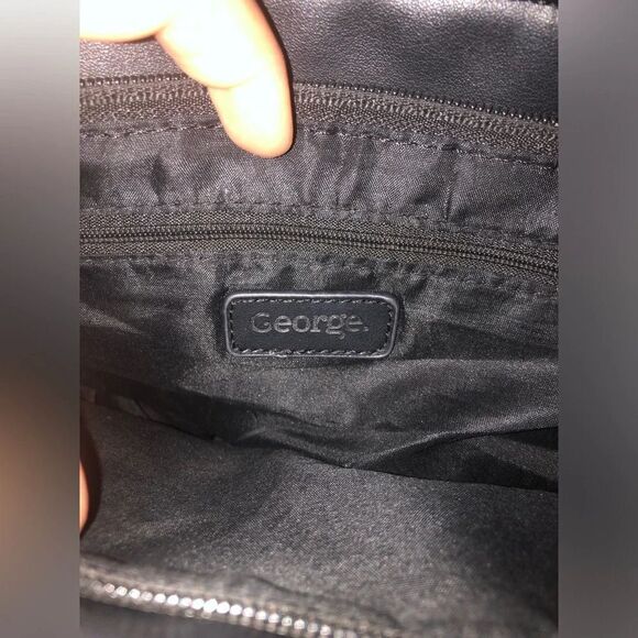 ❤️‍🔥 George | Quilted  Black Tote/Shoulder Bag - Picture 3 of 4